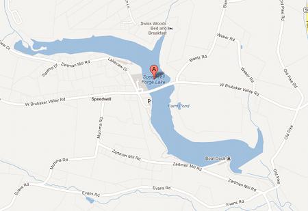 Map of Speedwell Forge map of speedwell forge