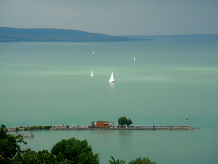 sailboats on balaton