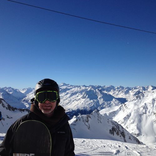 the author Benjamin Gray Stubaital Glacier
