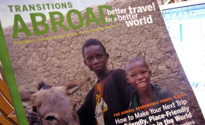 Transitions Abroad Nov 06 cover
